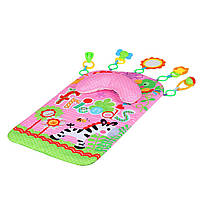 Дитячий розвиваючий килимок подушка з брязкальцями Baby Game blanket H 602