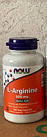 NOW Foods L-Arginine Л-аргинин 500мг 100капсул