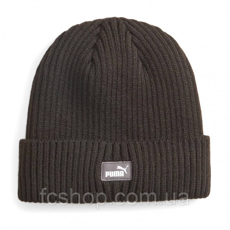 Шапка PUMA Classic Cuff Beanie 024826-01, Чорний, Розмір (EU) — Senior