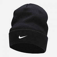 Шапка Nike U NK PEAK BEANIE SC MTSWSH L FB6527-010, Чорний, Розмір (EU) — 1SIZE