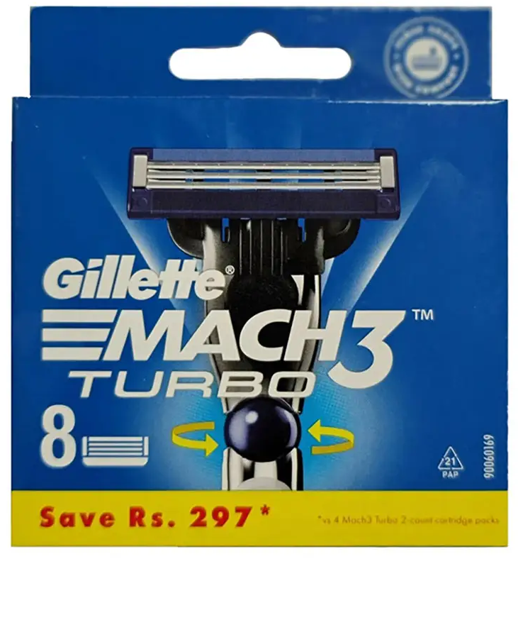 Картридж Gillette "Mach3 Turbo" (8)