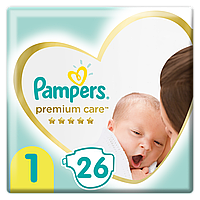 Підгузки дитячі Pampers Premium Care № 1 (2-5 кг), 26 шт