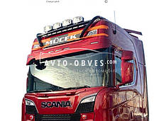 Тримач під фари Scania euro 6 - тип: нержавійка або фарбований в чорний колір без діодів