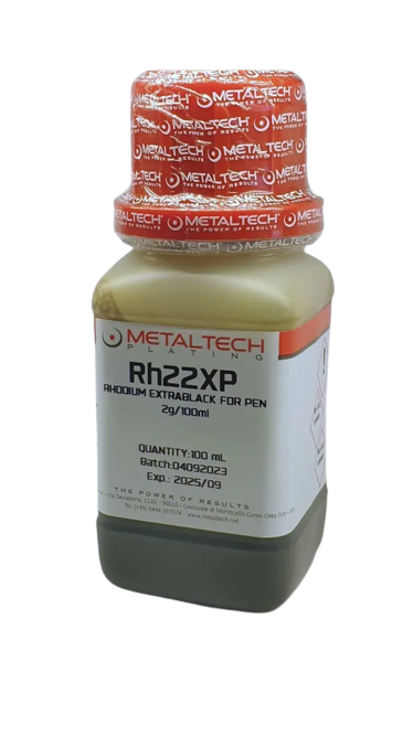 Розчин для локального родірування для олівця чорний Metaltech Rh22XP 2g/100ml