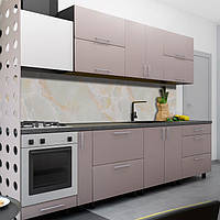 Наклейка на кухонний фартух 60 х 250 см, фотодрук із захисною ламінацією Мармуровий малюнок (БП-s_tx322-1)