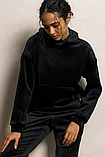 Дуже теплий та приємний велюровий костюм вільного крою 42-52 розміри різні кольори чорний, фото 4
