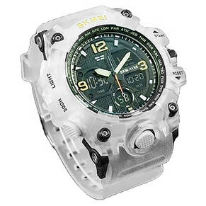 Годинник наручний Skmei 1155BW, white, фото 4