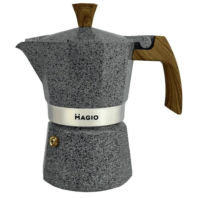 Кавоварка гейзерна 150 мл MAGIO MG-1010 Grey (SHiz14695)