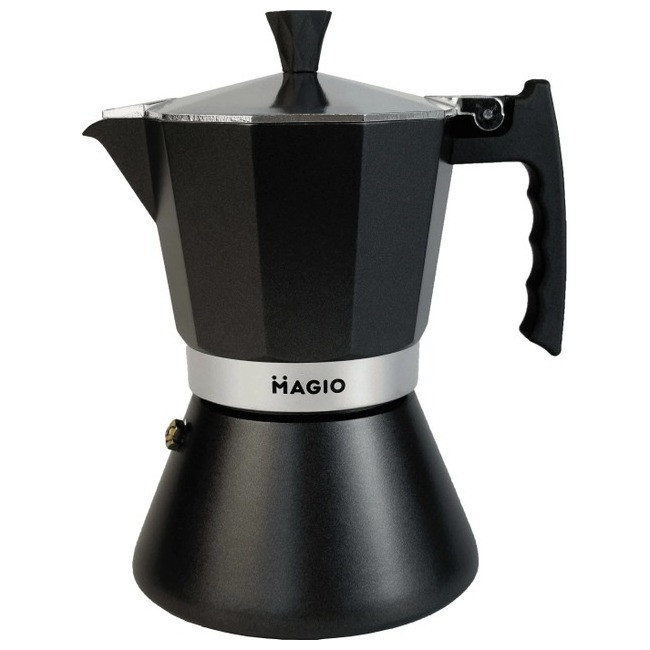 Кавоварка гейзерна 450 мл MAGIO MG-1006 Black (SHiz14691)