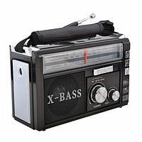 Радіоприймач ФМ Golon RX-381 MP3 USB з ліхтариком Black S