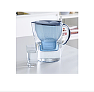 Глечик із фільтром для води Brita Marella Синій 2,4 л + Картриджі 3 шт, фото 8