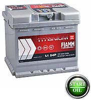 АКБ FIAMM 54Ah 520А R+ TITANIUM PRO L154P