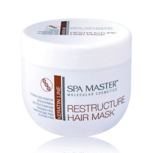 Реструктуруюча маска з кератином та кокосовим маслом SM 128 (500 мл) Spa Master Professional, фото 1