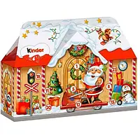 Новогодний адвент-календарь домик со сладостями Kinder 3D House 234 г