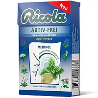 Леденцы Ricola Aktiv-Frei с ментолом 50 г