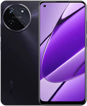 Смартфон realme 11 4G 8/256GB Black EU, 108+2/16Мп, IPS 6.72", Dimensity 6100+, 5000 мАч