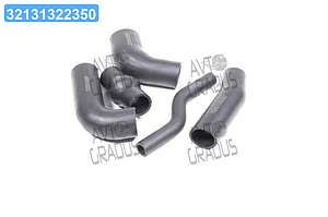 Патрубок радіатора ТАТА, ЕТАЛОН ЄВРО 2 (EPDM, к-кт 5 шт.) ПРЕМІУМ 252550105857