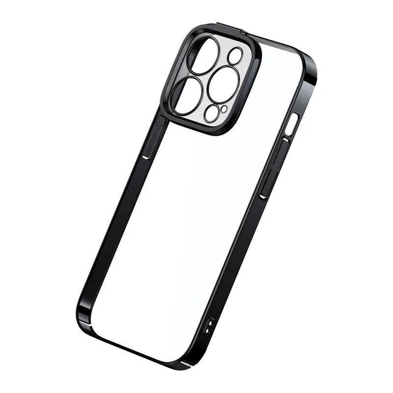 Чохол Iphone 14 Pro Max прозорий загартоване скло Baseus Glitter ARMC021101, фото 1