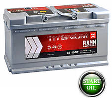 АКБ FIAMM 100Ah 870А R+ TITANIUM PRO L5100P