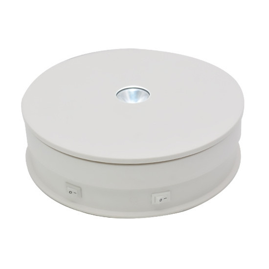 Предметний стіл поворотний з підсвіткою 20см білий 20кг Puluz EDA001759102B, фото 1