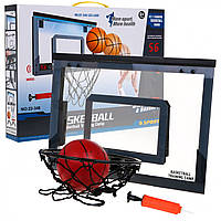 Интерактивный баскетбольный набор для детей 6+.Доска со стойкой+мяч+насос.