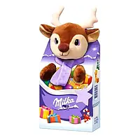 Новогодний набор сладостей Milka Magic Mix c мягкой игрушкой Олень 96 г