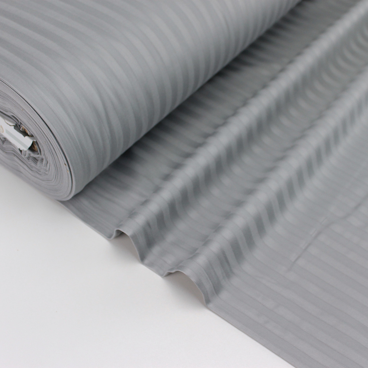 Страйп сатин сірий колір 1 см ширина 240 см № VS-00-36, фото 1