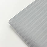 Страйп сатин сірий колір 1 см ширина 240 см № VS-00-36, фото 6