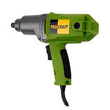 Гайковерт електричний 220 В, 1/2", 450 Нм, 1450 Вт, 4 насадки 17,19,21,22 мм (кейс) Procraft, фото 2