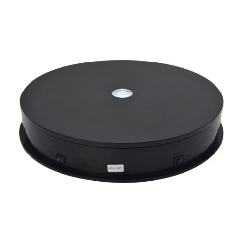 Предметний стіл поворотний з підсвіткою 30см чорний 25кг Puluz EDA001759202A, фото 1