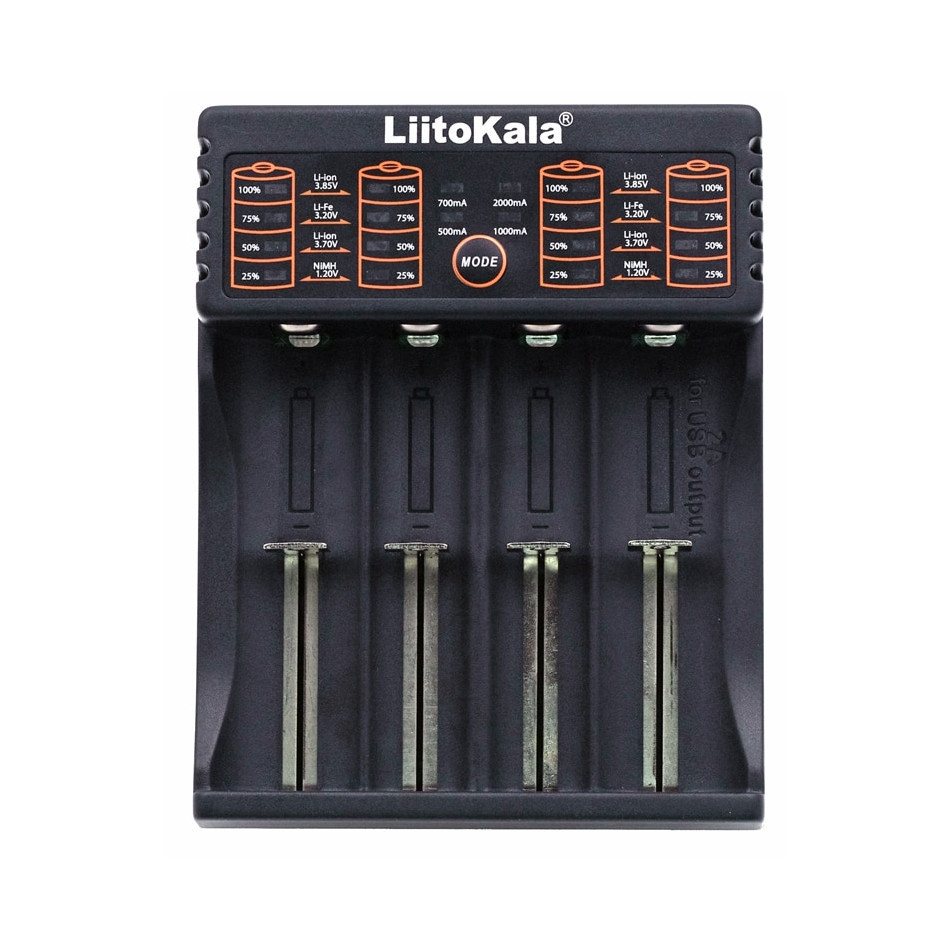 Інтелектуальний зарядний пристрій LiitoKala Lii-402, фото 1