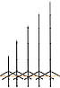 Стійка штатив професійна алюмінієва 252см 3/8 1/4 Beike QZSD SL285, фото 2