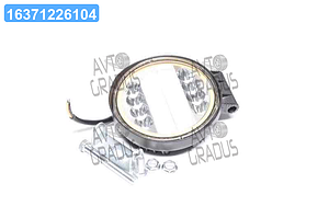 Фара LED кругл. 24W (8*3W), 128*110*40мм, широкий промінь 12/24V 6000К (Руслан-Комплект) ФГ-304Х