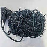 Світлодіодна гірлянда Нитка вулична 40 м 800 Led, Новорічна гірлянда СИНЯ, на дерево ялинку для дому ЗЕЛ. ПРОВ., фото 5