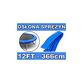 SkyRamiz Синій пружинний захисний комір для садового батута 366 см/12 футів
