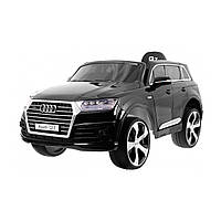 Подъемник аккумулятора Audi Q7 для детей, черная краска + пульт дистанционного управления + бесплатный запуск