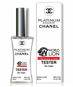 Chanel Egoiste Platinum Тестер-Premium Class мужской 60 мл