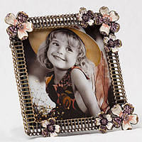 Декоративная фоторамка «Цветы» 14*13 см Angel Gifts SK15574 PR, код: 6673437