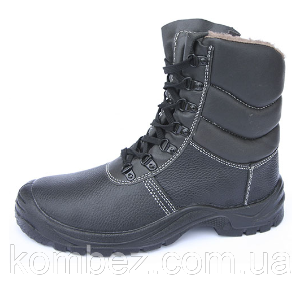 Ботинки рабочие утепленные с металическим подноском и высокими берцами ...