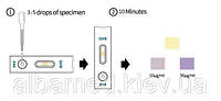 Быстрый тест для определения Гамма-гидроксимасляной кислоты 10 мкг/мл, моча