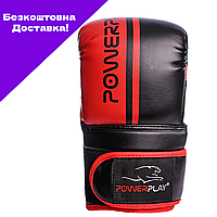 Снарядные перчатки PowerPlay 3025 Черно-Красные S