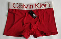 Модные красные мужские трусы боксеры Calvin Klein