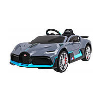 Bugatti Divo Дитячий автомобіль на акумуляторі Сірий + Пульт дистанційного керування + EVA + Безплатний