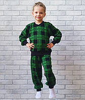 Оптом детский теплый трикотажный костюм, вязаные спортивные костюмы для детей р. 28 30 32 34 36 38 40