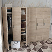 Шкаф для одежды Doros Промо Дуб Cонома 3+3 ДСП 270х48х204 (42005005)
