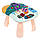 Інтерактивна іграшка 5-в-1 для дітей 18 м+ Ходунки, катання, самокат, стіл, сенсорна дошка, фото 2