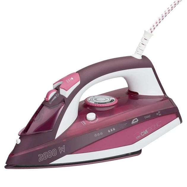 Праска Clatronic DB3705 (2600 Вт, керамічна підошва, паровий удар, вертикальна пара)
