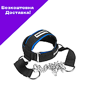 Тяга для шеи Power System PS-4039 Head Harness Black/Blue