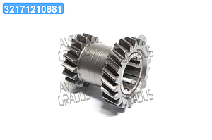 Шестерня КПП 2/3 передачі проміжного валу Еталон, ТАТА Е1-Е4 здвоєна Z=17/22 (RIDER) RD250526305402