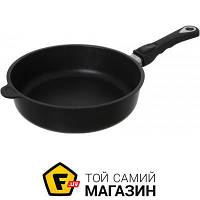 Сковорода традиційна «AMT Gastroguss» ( Сковорода зі знімною ручкою Braise Pan 26 cm 726-Z20B) підходить для